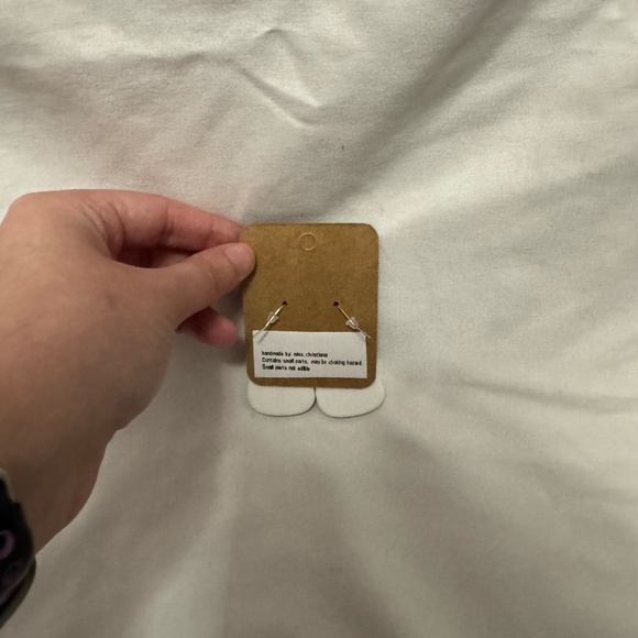 Handmade Pink Bow Hello Kitty Earrings - Picture 4 of 7